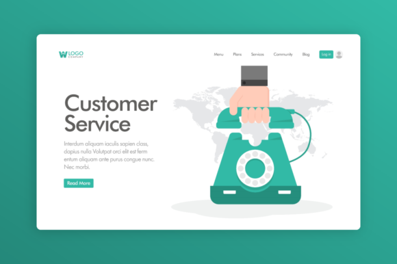 Download Website Illustration - Customer Service - Customer Collection