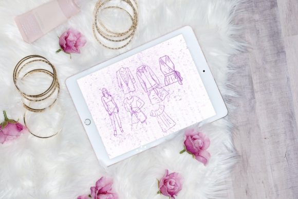 Download Line Art Clothes/Fashion Procreate V 66 - Clothes Collection